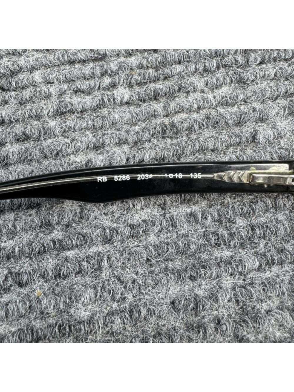 Ray Ban FRAMES ONLY Eyeglasses RB 5286 2034 Black Full Frame 51-18-135 - Picture 11 of 15